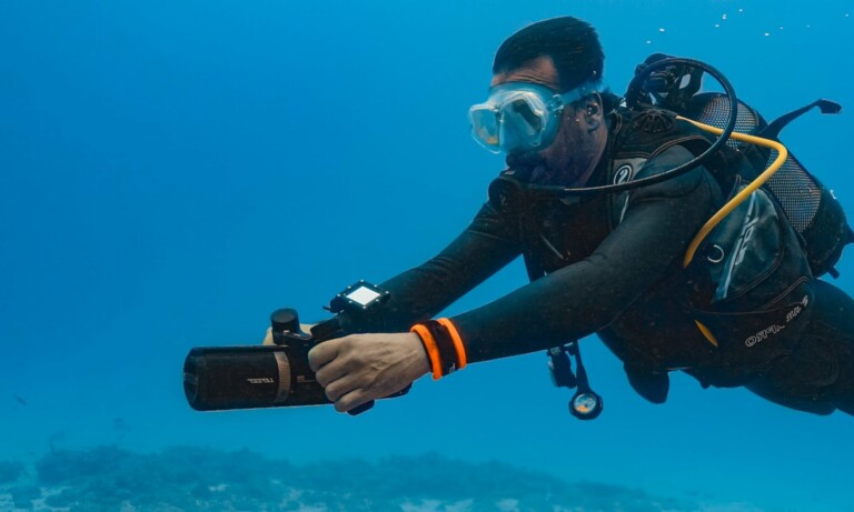 LEFEET P1 underwater scooter: ideal for exploring shipwrecks and caves